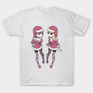 Anime Girls Chrismas Costumes Manga Special T-Shirt